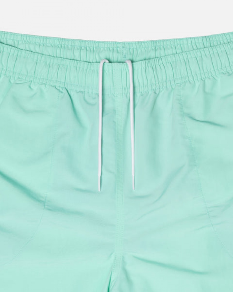 Light Turquoise Men's Stussy Stock Water Short Swimwear | YNG-6816