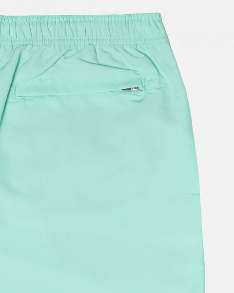 Light Turquoise Men's Stussy Stock Water Short Swimwear | YNG-6816