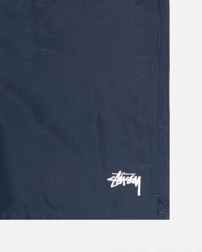 Navy Men's Stussy Stock Water Short Swimwear | AVH-2714