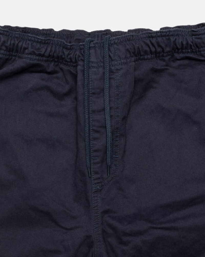 Navy Women's Stussy Brushed Beach Shorts | TAJ-2765