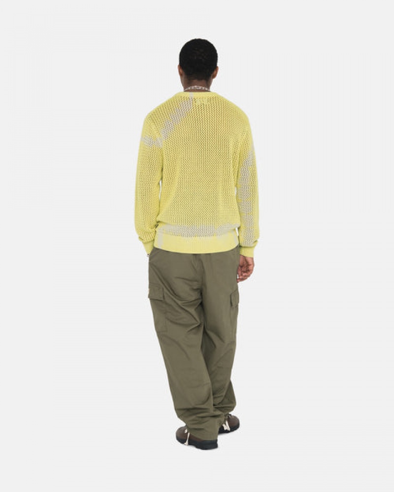 Olive Men's Stussy Ripstop Cargo Beach Pants | AHB-3275