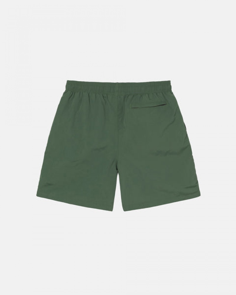 Olive Women's Stussy Curly S Water Short Swimwear | VPZ-1082