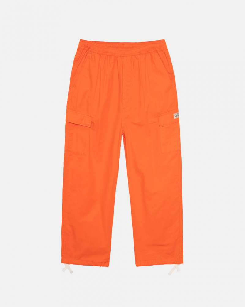 Orange Women\'s Stussy Ripstop Cargo Beach Pants | XQR-9767