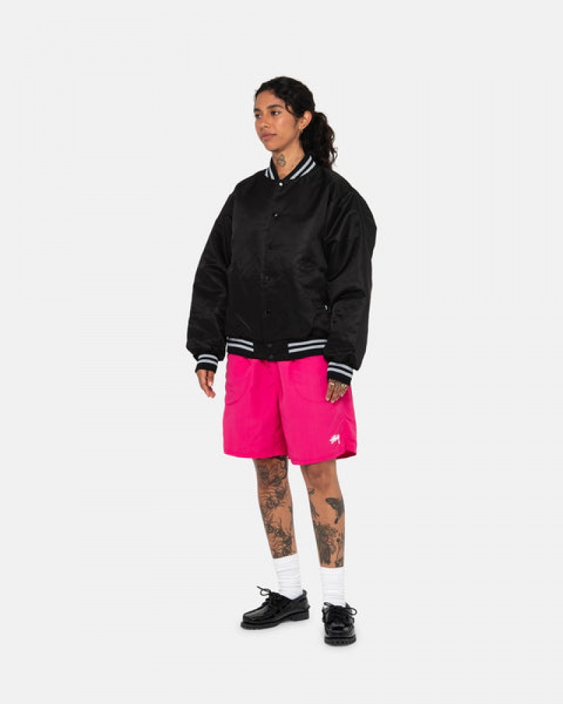 Pink Women's Stussy Water Short Stock Shorts | NLE-4951