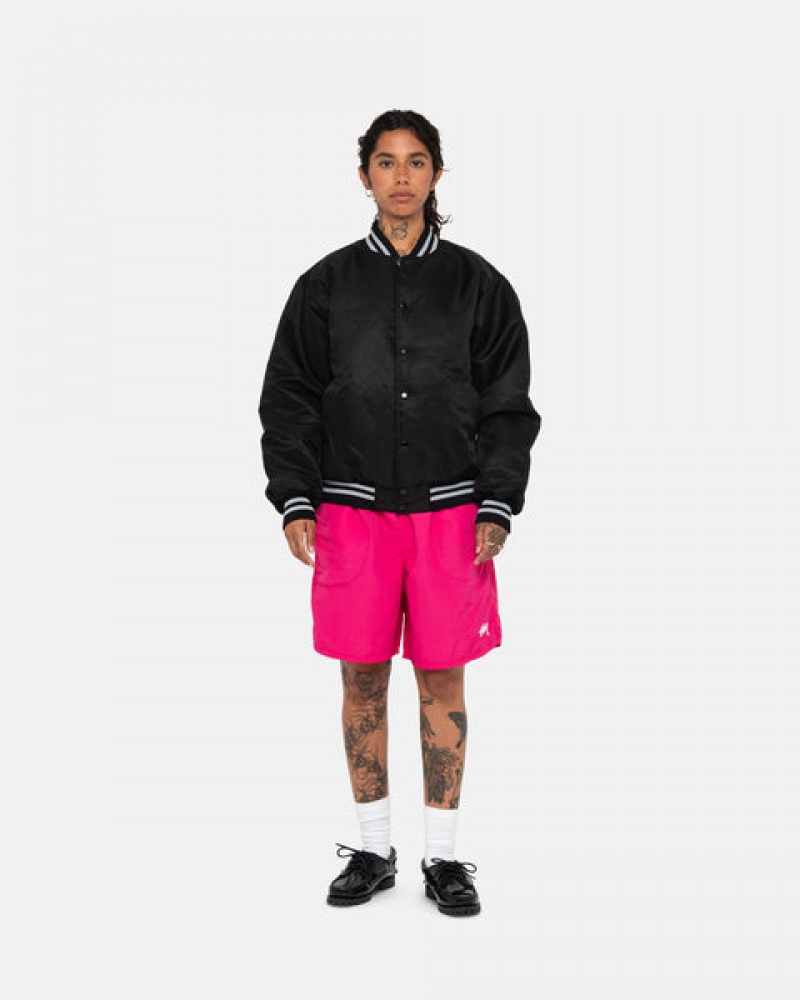 Pink Women's Stussy Water Short Stock Shorts | NLE-4951