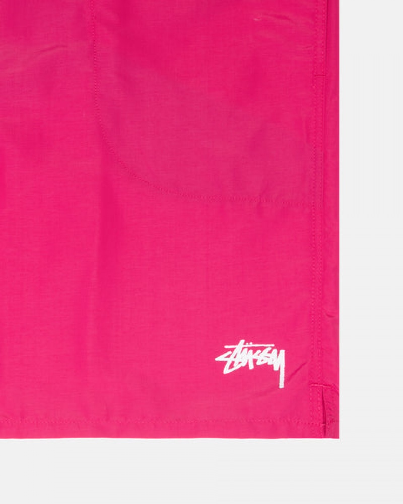 Pink Women's Stussy Water Short Stock Shorts | NLE-4951