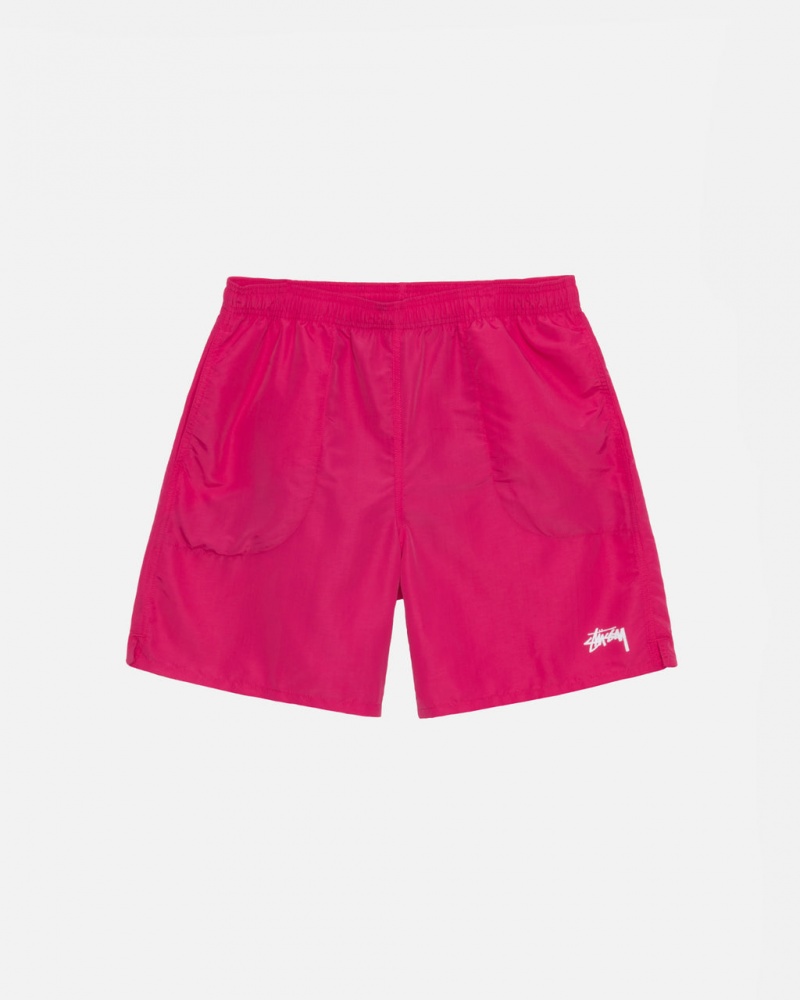 Pink Women\'s Stussy Water Short Stock Shorts | NLE-4951