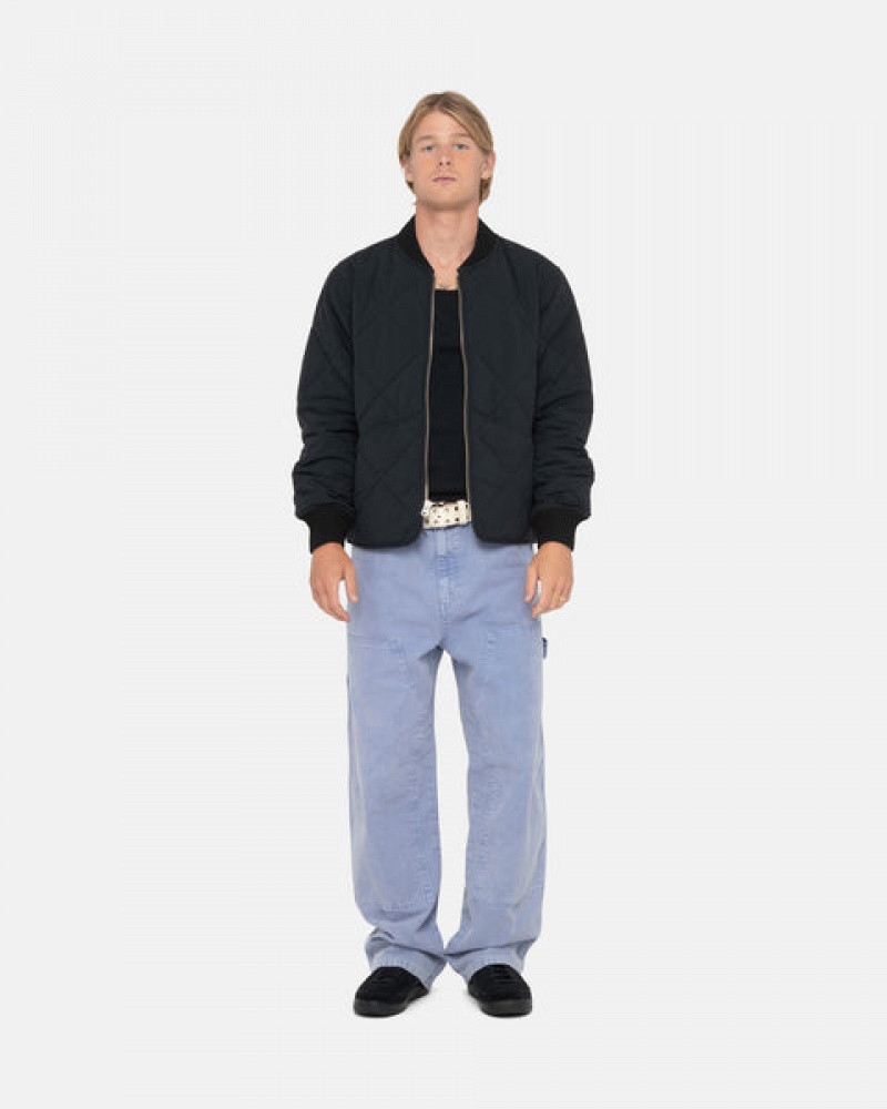 Purple Men's Stussy Work Pant Canvas Pants | LAW-3583