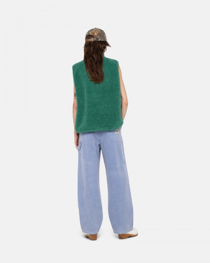 Purple Women's Stussy Work Pant Canvas Pants | TOA-7326