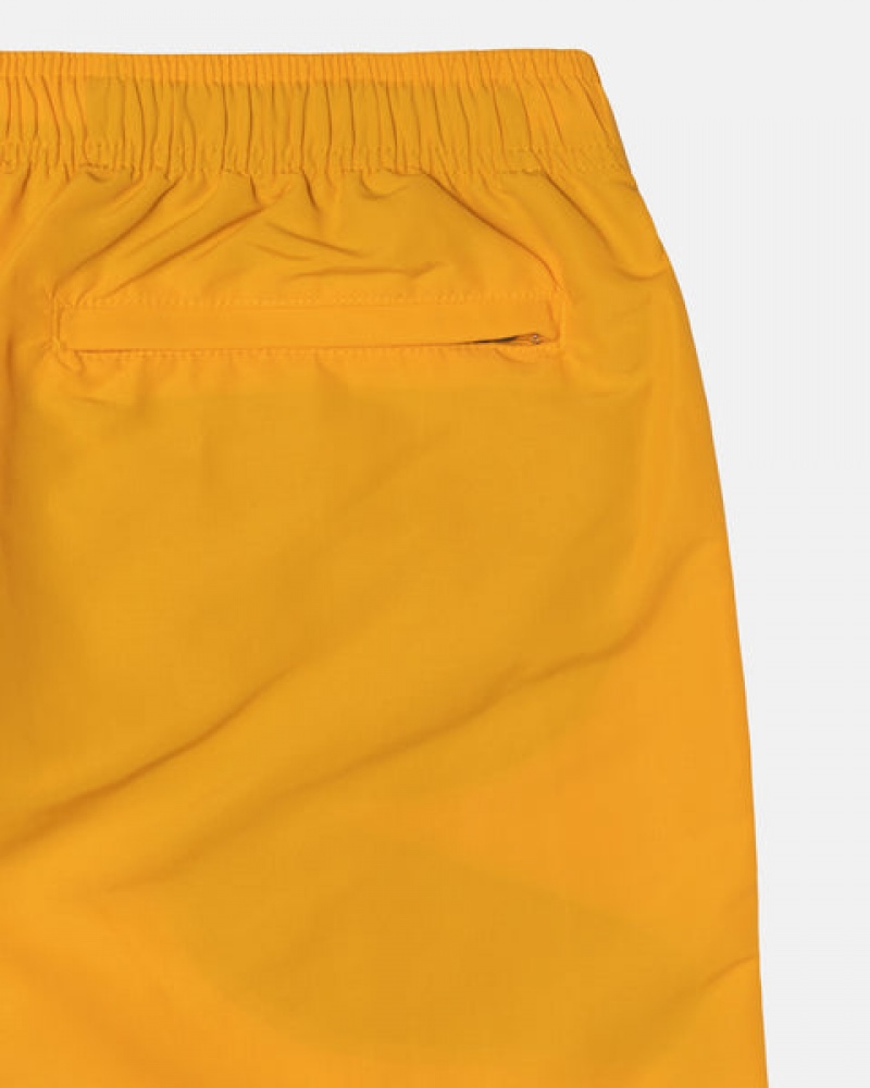 Yellow Men's Stussy Big Basic Water Short Swimwear | MNQ-3936