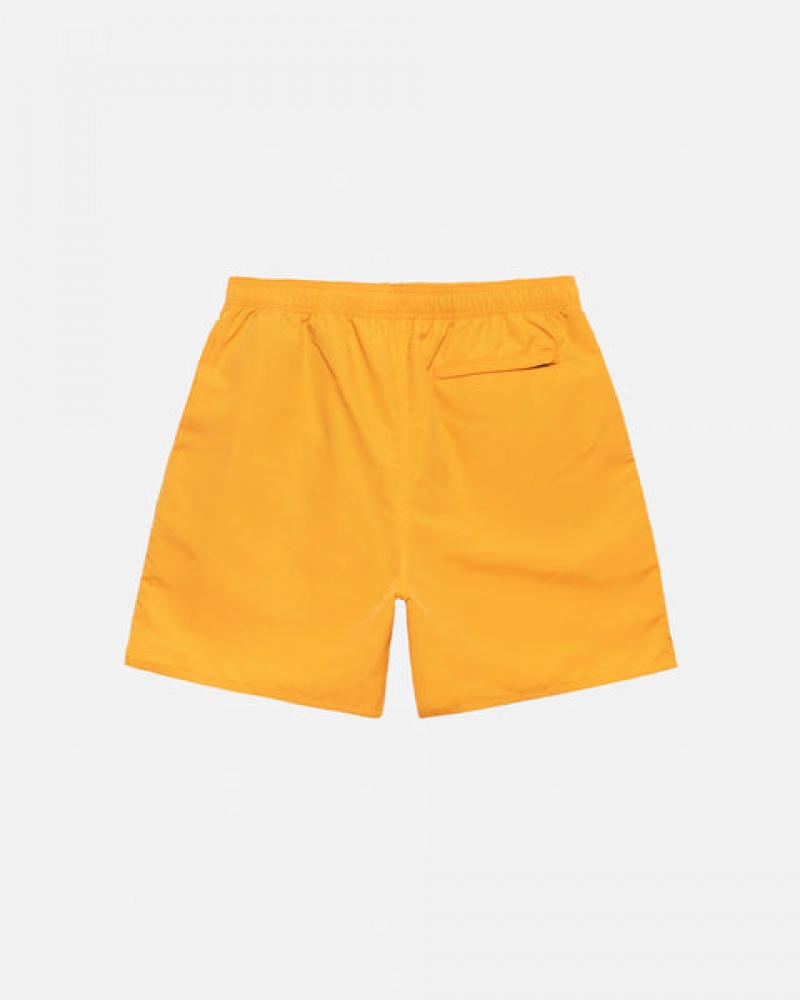 Yellow Men's Stussy Stock Water Short Swimwear | CWW-8313