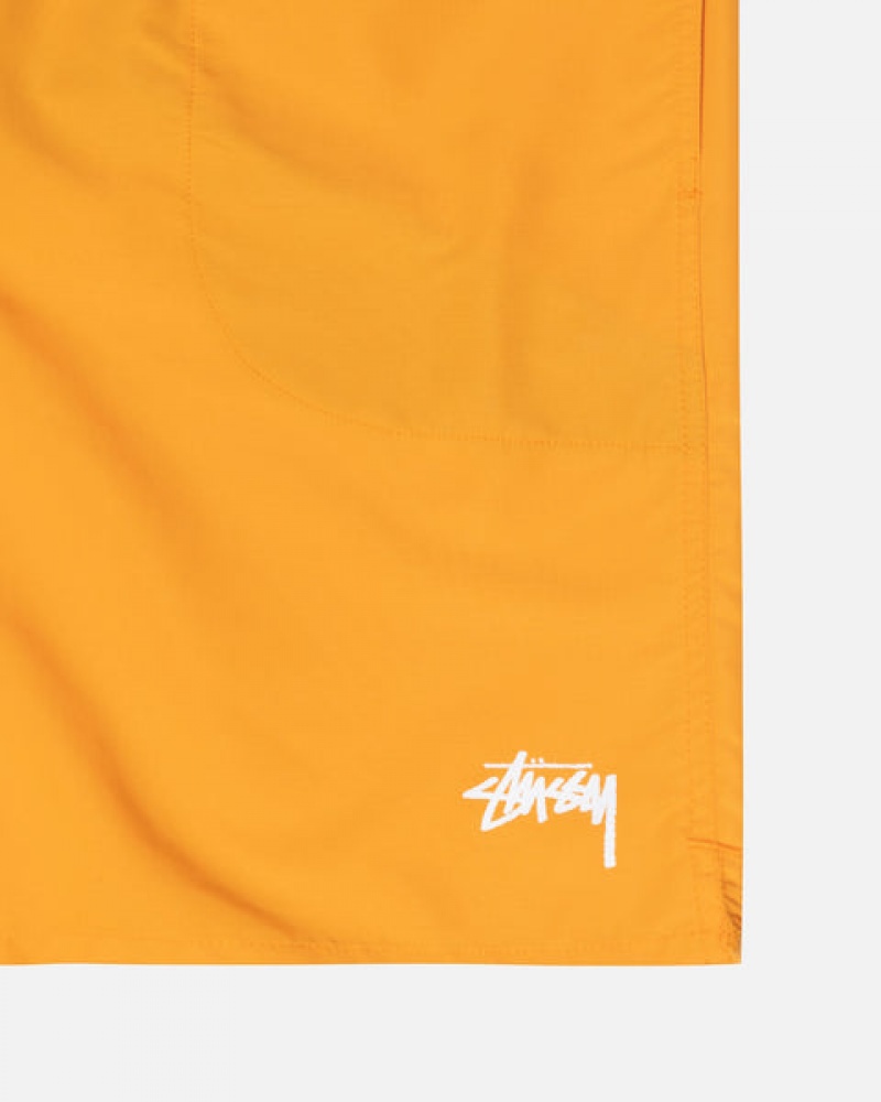 Yellow Men's Stussy Stock Water Short Swimwear | CWW-8313