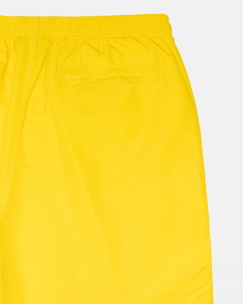 Yellow Men's Stussy Water Short Stock Shorts | FIQ-2343