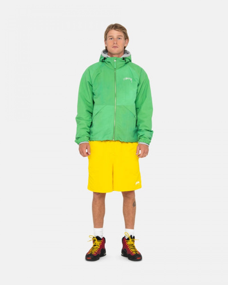 Yellow Men's Stussy Water Short Stock Shorts | FIQ-2343